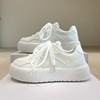 White shoes platform, footwear, sports shoes, white sneakers, 2022 collection