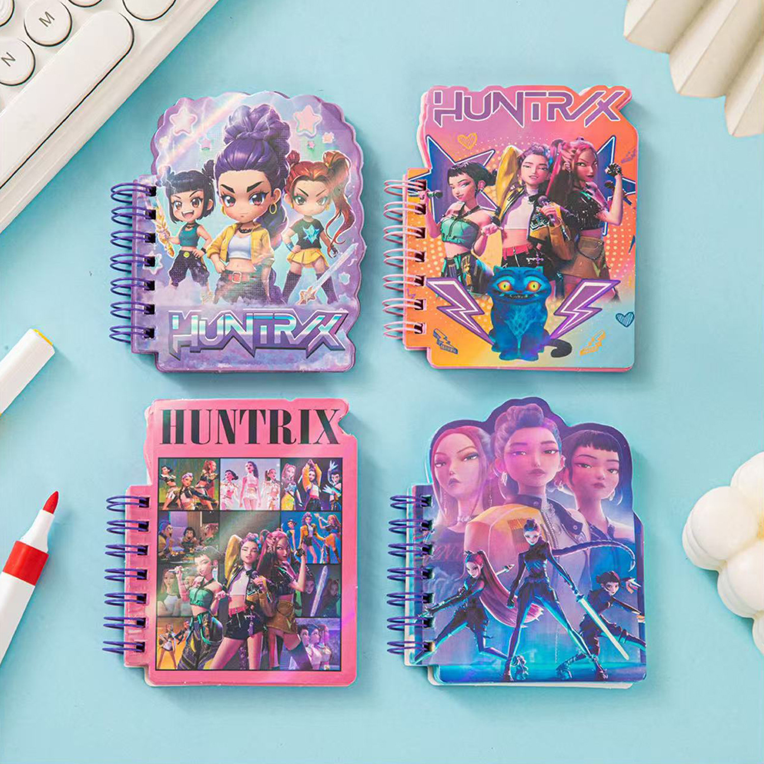 Caricatura Kitty A7 bobina de forma especial esta creativa Sanrio línea horizontal página de color cuaderno de mano fuente de cuaderno de estudiantes