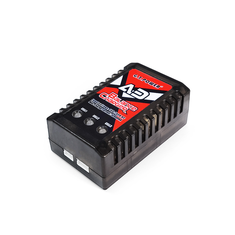 GT POWER A3充电器平衡头充电便携用于2S-3S锂电池航模车船模