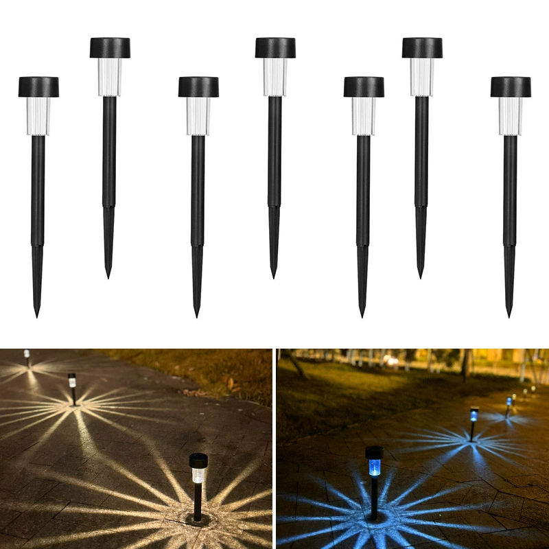 Solar Garden Spike Light (Legend), Waterproof, Stainless or Plastic, Warm/White/Color LEDs