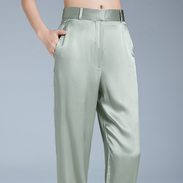 Silk thin cool comfortable trousers