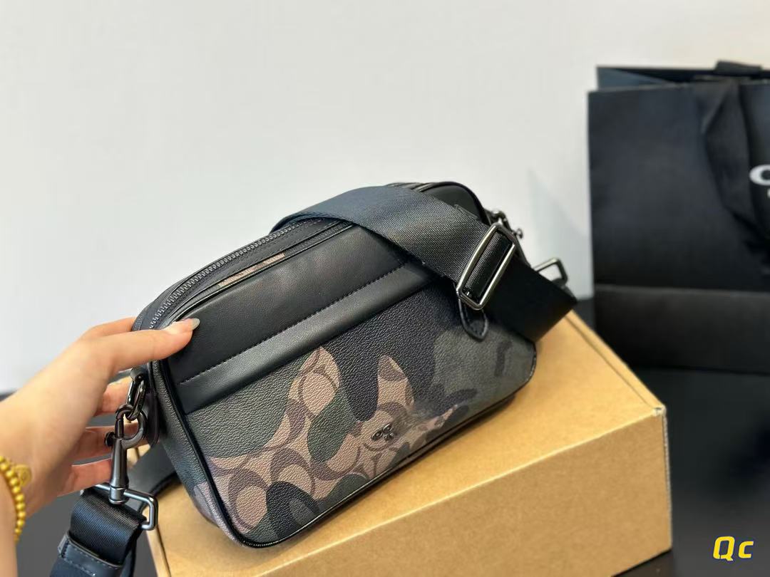 Bolso para cámara para hombre y mujer, material de PVC, bolso cruzado informal para viaje, bolso de mensajero, bolso versátil para teléfono para ir al trabajo, 22x15x5