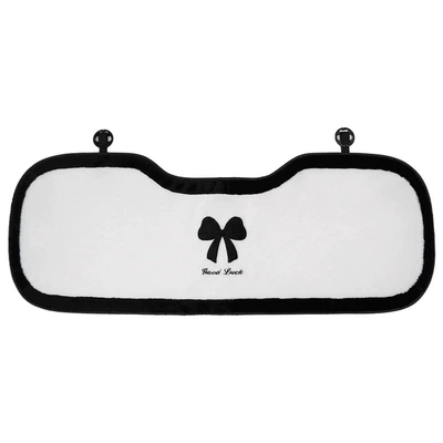 Seat cushion, seat cover – Car Seat Cushion Plush Warm - rabbit-fur-lucky-bow-cushion-white-back-row
