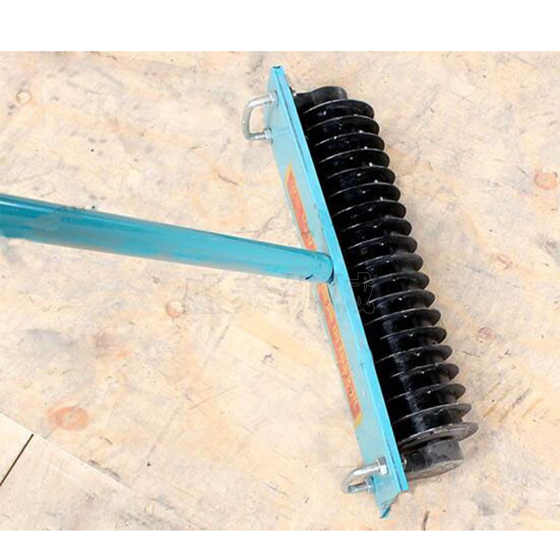 手动拉纹器混凝土公路水泥路马路切割压纹机路面压花辊滚轴刻纹器