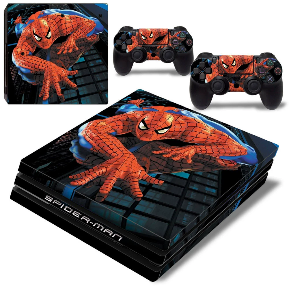 Консоль игр полнотелый корпус, наклейка, Marvel, не оставляет клей