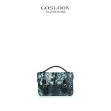 【新品特价】法国古士龙GOSLOON-W43头层牛皮复古剑桥手机包