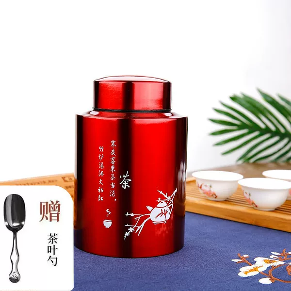 Red (with tea spoon)