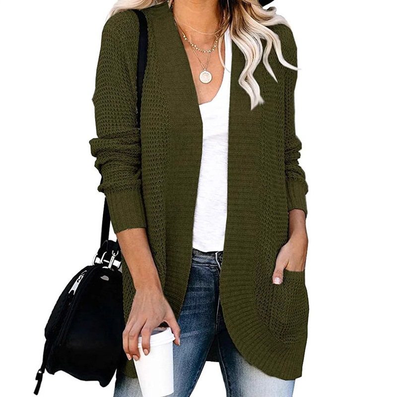 2025 New Autumn and Winter Women's Cardigan Amazon Women's Clothing European and American Curved Placket Large Flap Pocket Pants Sweater (Special Price) 2025 New Autumn and Winter Women's Cardigan Amazon Women's Clothing European and American Curved Placket Large Flap Pocket Pants Sweater (Special Price)