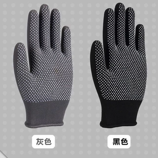 劳保手套十三针点珠手套尼龙彩色小点珠司机开车搬运点胶手套批发