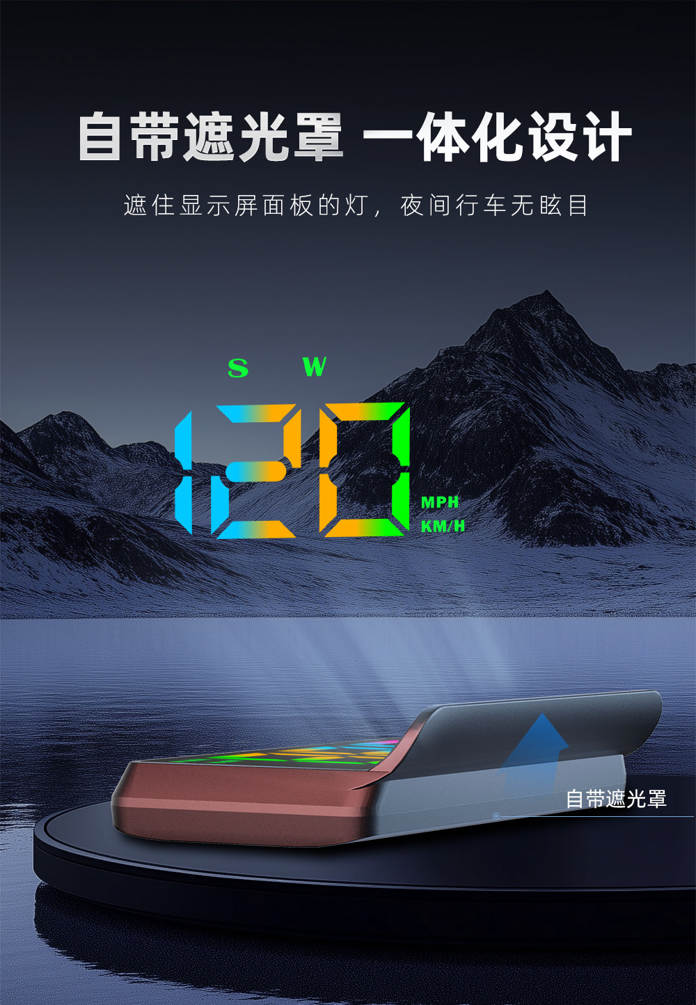Model3&Y Head-Up Display Car Hud Projection Speed Display Real-Time Data Synchronization Tram Gps