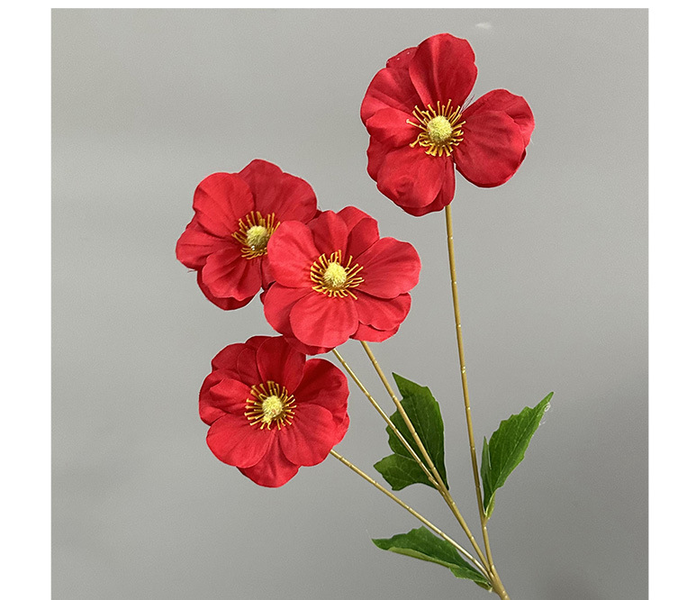 仿真花4头蝴蝶花