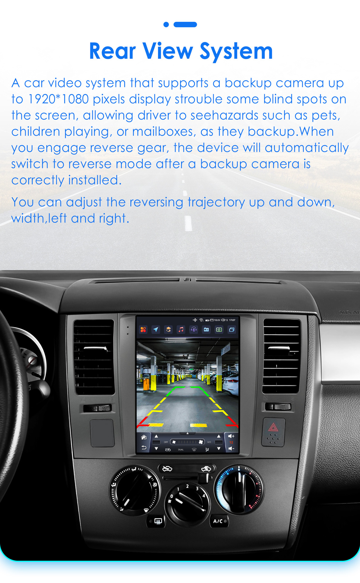 9.7inch Suitable for 04-13 Nissan Tiida C11 Android Car Central Control Vertical Screen Navigation Bluetooth Multimedia