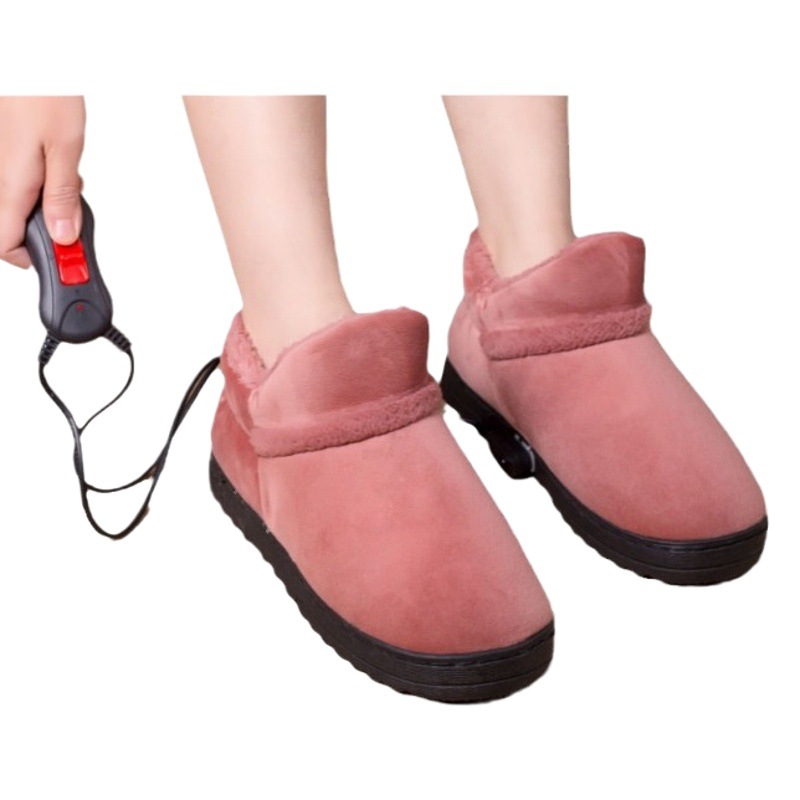 Winter Home Foot Warmer Plug-in Electric Shoes Heater Heating Women's Charging Foot Warmer Electric Heating Warm Shoes for Hair