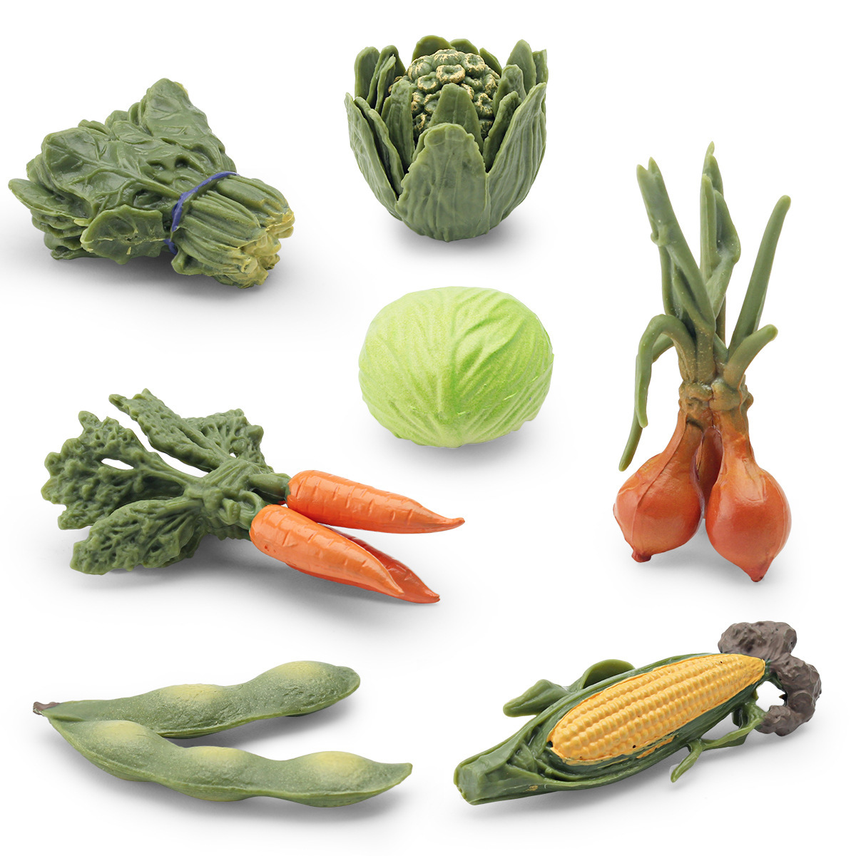 Transfronteriza simulación vegetal modelo espinaca zanahoria abeja cubo vegetal maíz repollo cebolla soja alimentos adornos estáticos