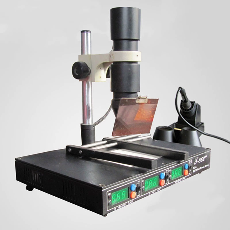 Return to repair station T862 ++ ремонт чипа смартфона пайка и обслуживание верхний инфракрасный свет+прогрев корпуса нагрев