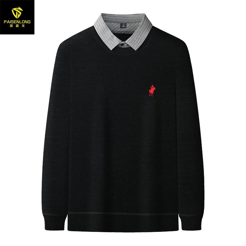 派森龙 Warm velvet sweater, base body-friendly set, for middle-aged man