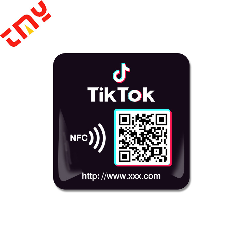 Наклейка на оценочный клей TiK Tok