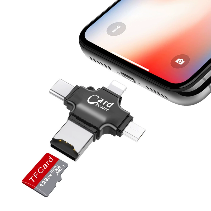 Высокоскоростной OTG кардридер Type-C, Micro SD (TF), USB3.0, многофункциональный для Android