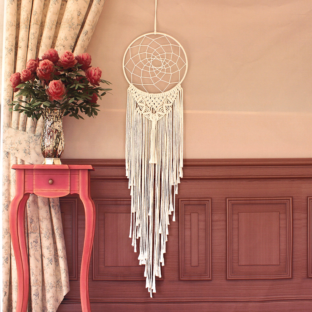 Estilo nórdico tejido dream catcher tapiz regalo hecho a mano interior decoración de la pared colgante transfronterizo Amazon Supply