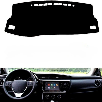 Günəş əleyhinə siperlik: Mat Suitable for 2014-18 Toyota - black-border-left-driving-single-layer-polyester