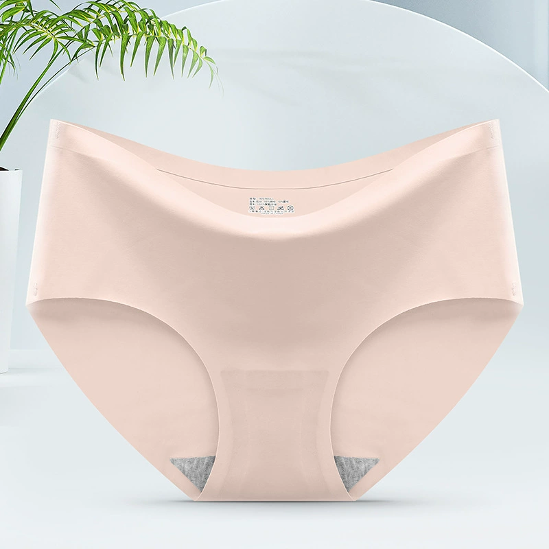 Silk Panties, Women’s Mid-Rise Seamless Underwear, Soft Stretch Fabric, Multiple Colors