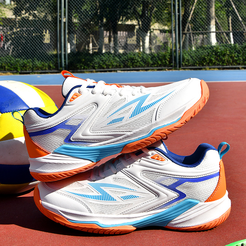 New cross-border professional volleyball shoes for men and women, specialized shoes for tug-of-war competitions, non-slip rubber sole for volleyball and badminton