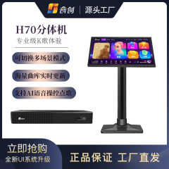 Yinchuang H70 カラオケマシン タッチスクリーン分割マシン 家庭用および商業用 KTV カラオケ オーディオセット 家庭用および商業用