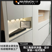 全屋定制衣柜衣帽间家居橱柜门酒柜门板意式极简家具定做收纳