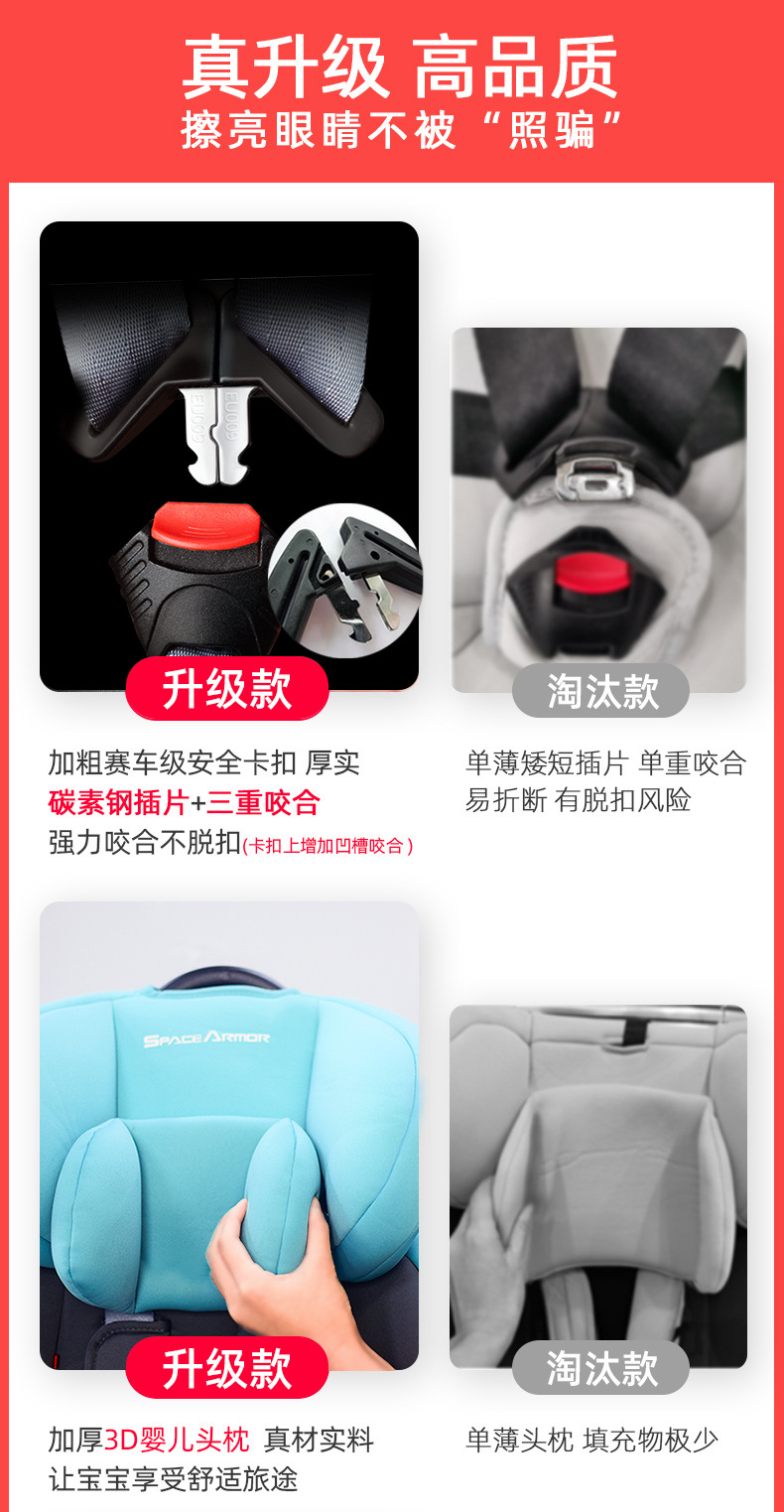 Suitable for Space Armor Kids Safety Seat 0-4-9-Other 2-Year-Old Baby Car Car Seat Isofi