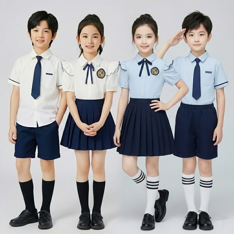 Primary School Class Uniforms, Chorus Performance Costumes, Summer Children's Chinese Style Performance Costumes, Hanfu Kindergarten Graduation Photos Primary School Class Uniforms, Chorus Performance Costumes, Summer Children's Chinese Style Performance Costumes, Hanfu Kindergarten Graduation Photos