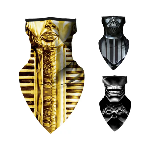 Factory Direct Supply Cross-Border Merchant Pharaoh Versatile Ear-Hanging Headscarf Dustproof Sunproof Anti-Fall