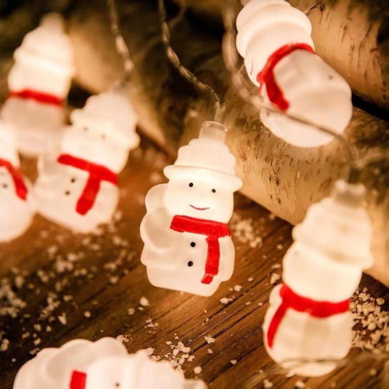 クリスマスライトストリングサンタクロース雪だるま装飾ライトled小さなカラーライトストリング祭りのショーウインドーの雰囲気ランプ卸売り|undefined