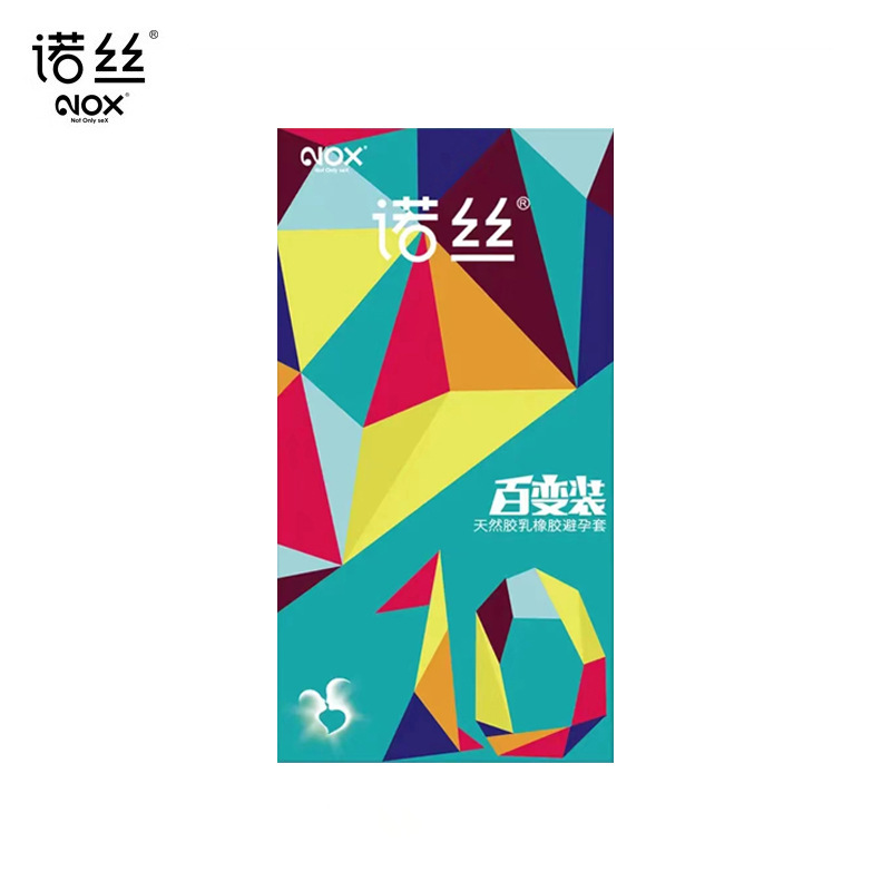 诺丝百变装避孕套平滑螺纹颗粒神秘组合惊喜情趣安全套一件代