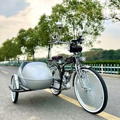 メーカー直接供給レトロ合金サイド三輪緑環境に優しい人力車三輪車自転車屋外乗馬三輪車