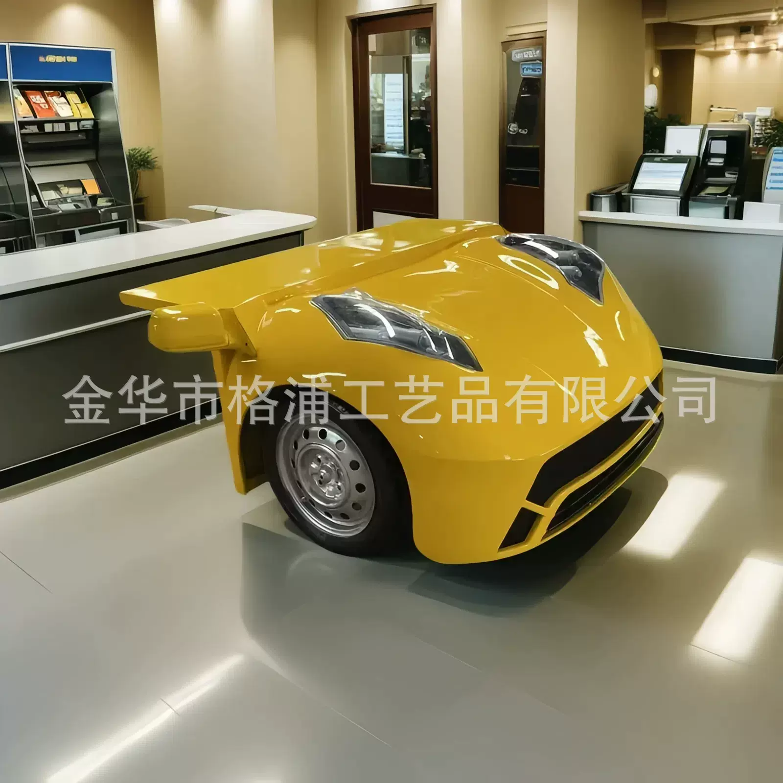 定制金属钣金老爷车模型车头吧台收银台 个性创意迎宾台工作台案