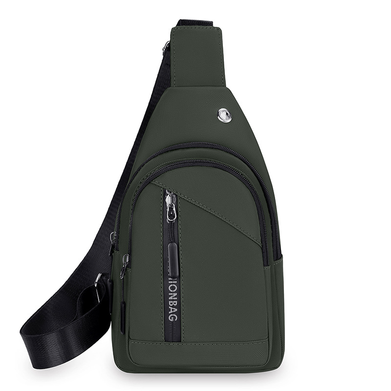 2024 nuevo bolso de ciclismo casual para hombre, bolso de pecho portátil de un solo hombro de viaje de negocios ligero multifuncional de moda