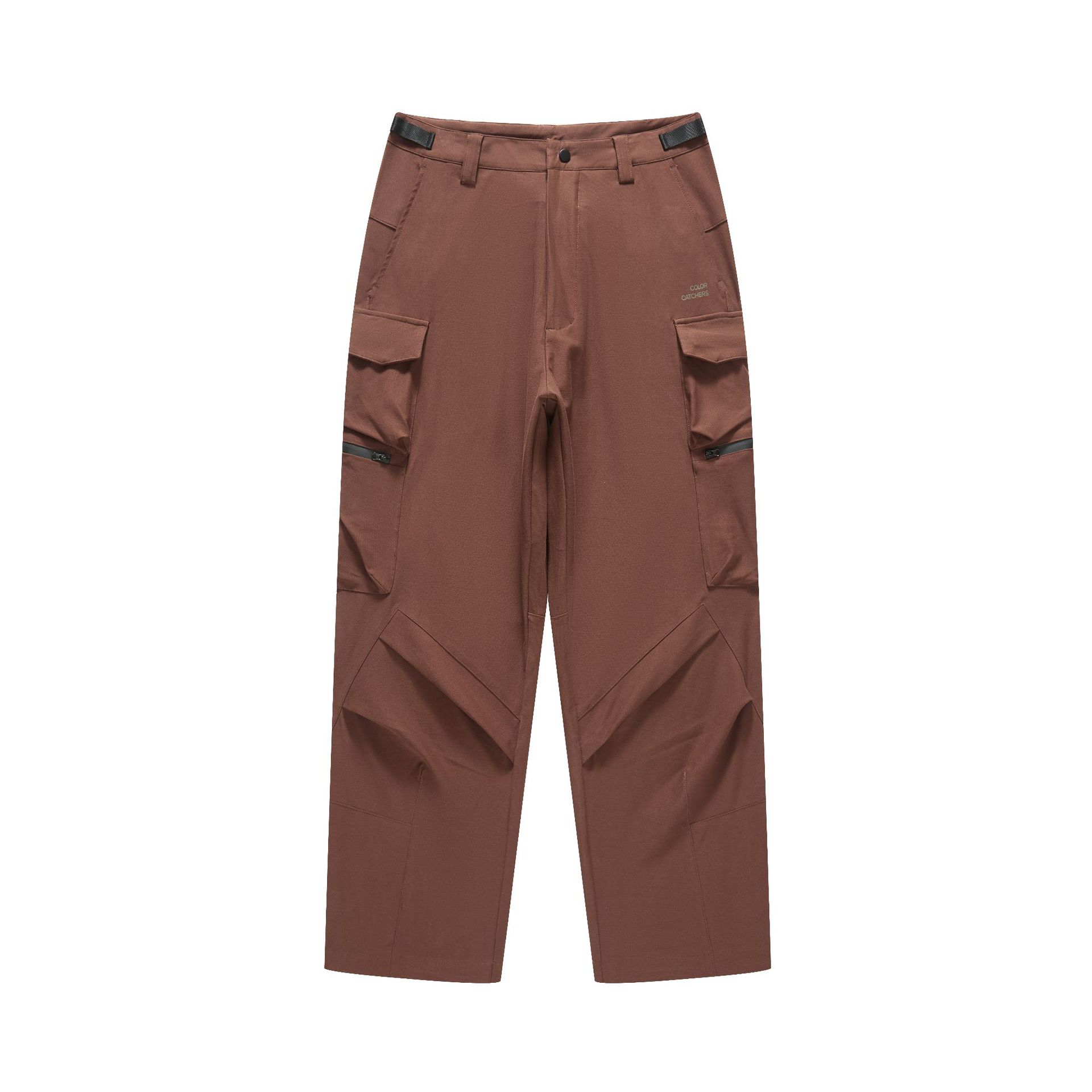 工装裤定制男美式褐色薄款速干透气休闲徒步冲锋伞兵裤直筒多口袋