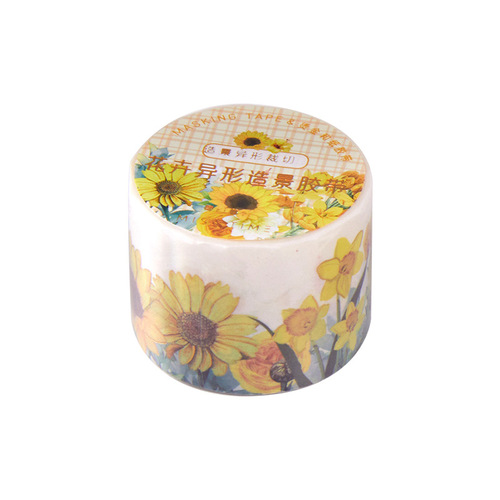 Light-picking washi tape, Feitao Teruharu series, special-shaped landscaping handbags, decorative material recycling stickers, 8 options