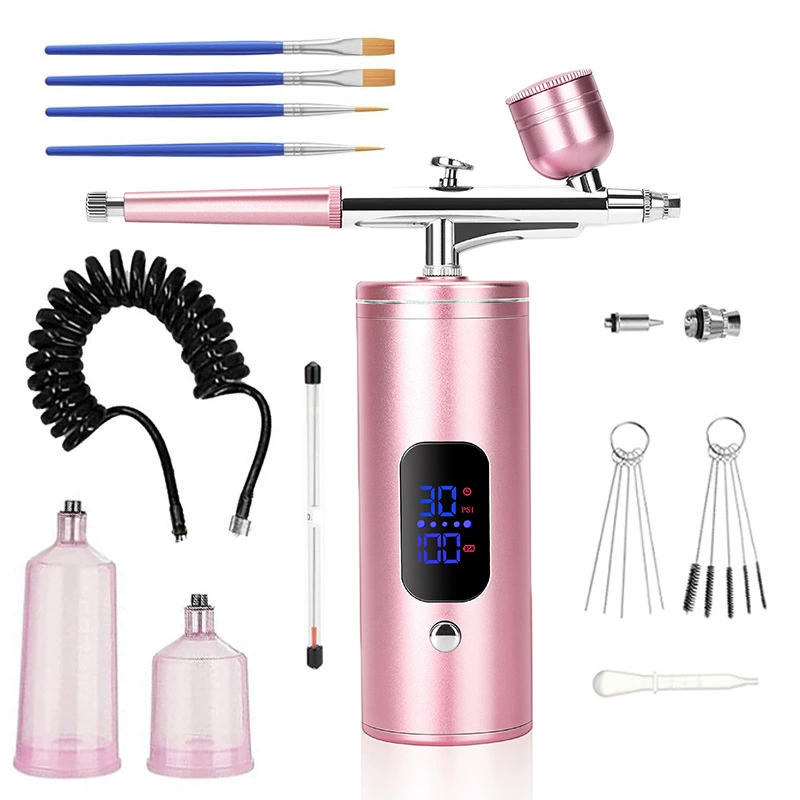 Трансграничный дисплей, измеритель впрыска кислорода, нано-гидратация под высоким давлением, спрей, введение эссенции, ручной бытовой спрей, косметический инструмент