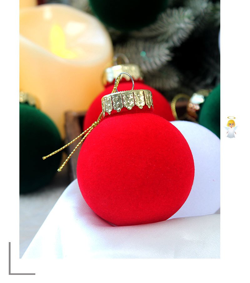 PET Material Christmas Festival Solid Color Pattern Simple Style, Classic Style Style Christmas Simple Style Classic Style Solid Color PET Outdoor Party Christmas Decorating Ball