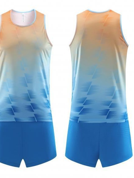 Trajes de entrenamiento de atletismo trajes de entrenamiento de deportes de hombres trajes de maratón trajes de entrenamiento de deportes de prueba física para correr 8317