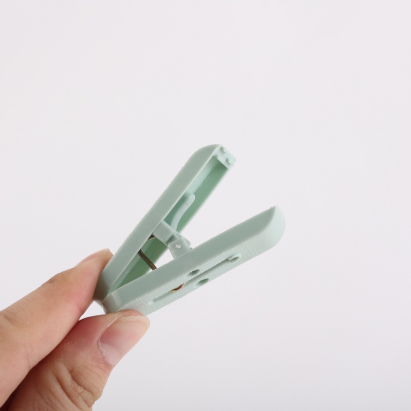 Clip de secado multifuncional con resorte grueso fuerte para dormitorio de estudiantes domésticos Clip de secado a prueba de viento calcetines ropa interior secado