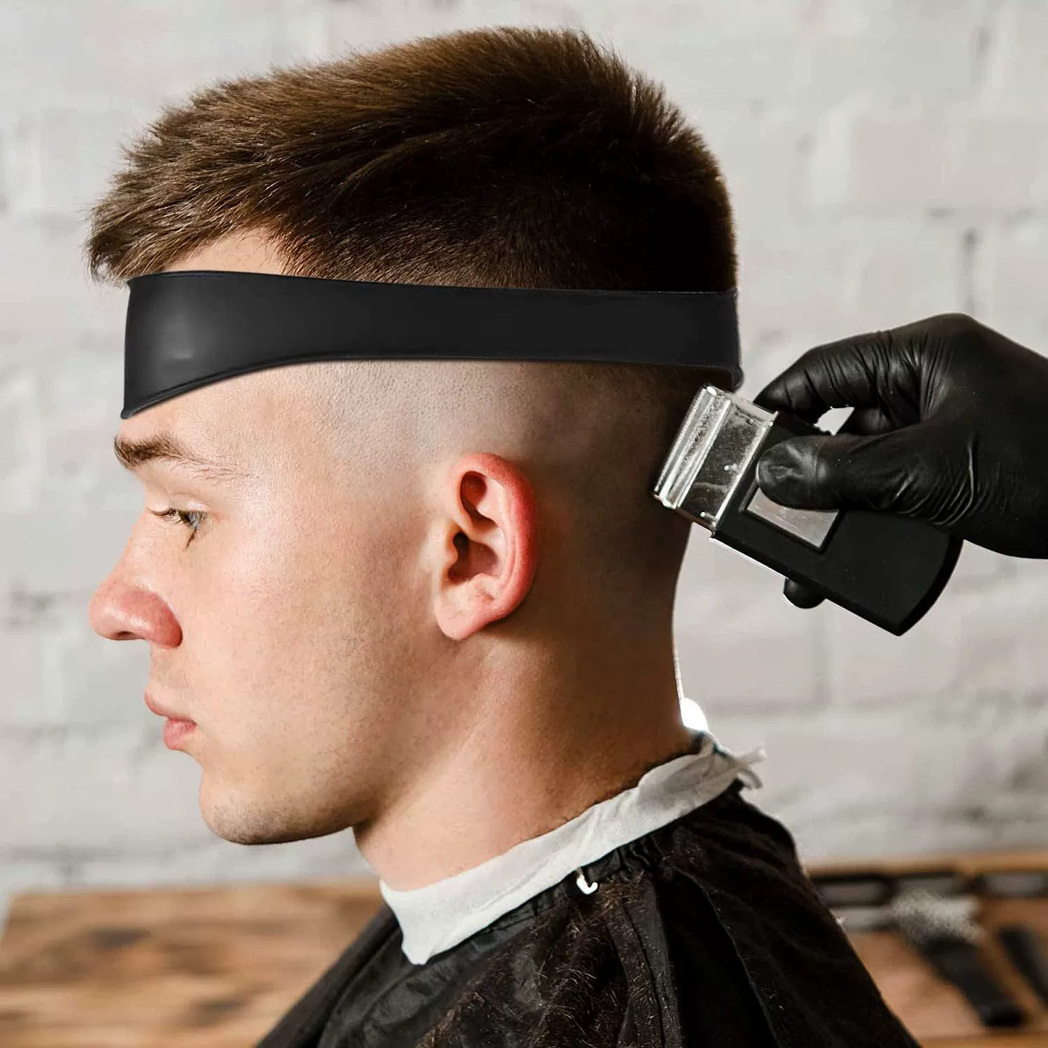 Трансграничные DIY дома изогнутые силиконовые стрижки Ведет бритье шаблон Руководство по стрижке волос Инструмент для стрижки волос