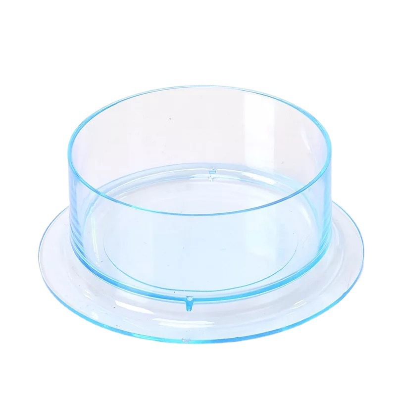 Hamster dorado oso plástico alimentador de platina anti-derramamiento platina anti-derramamiento platina de alimentos suplementarios para animales domésticos tazón de comida