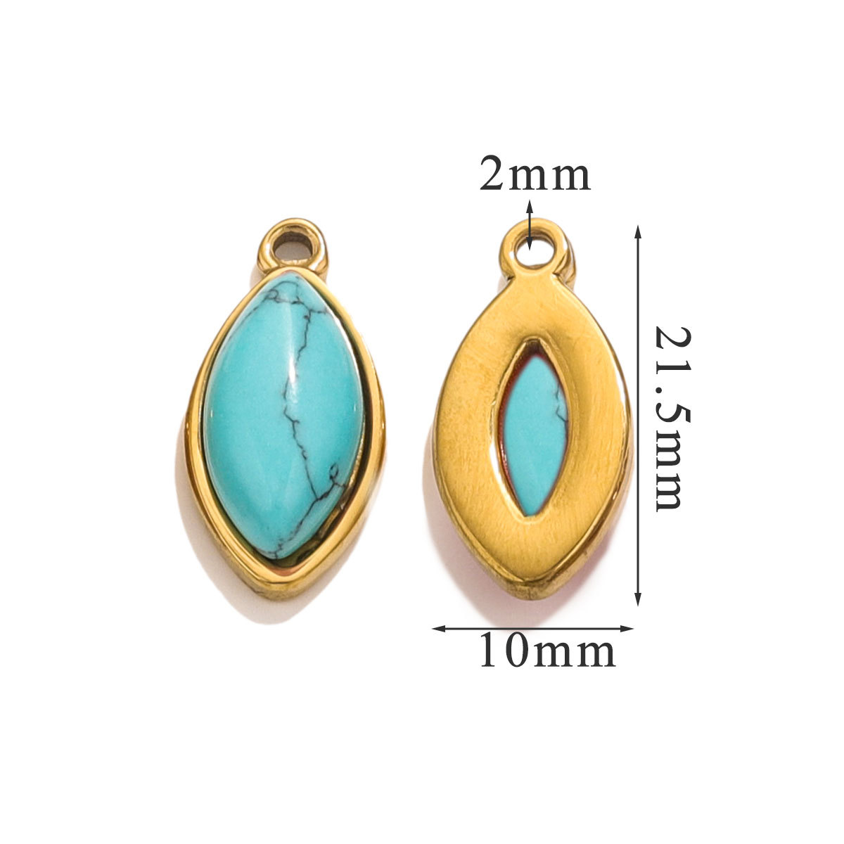 All Seasons Season 1 Piece Natural Stone Geometric Pendant