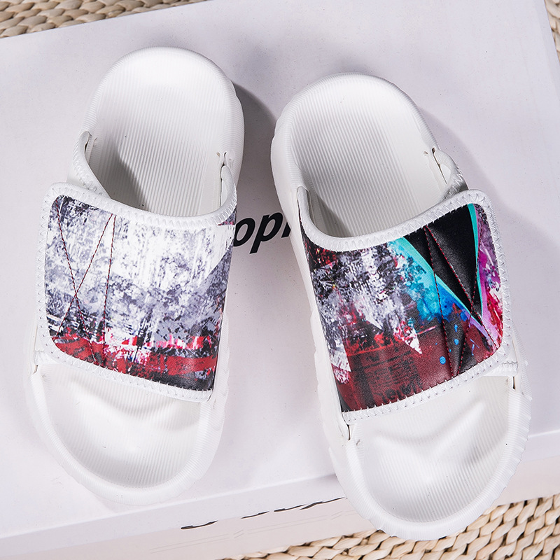 Men's Summer Trendy Slippers Non-Slip Odor-Resistant Soft Sole Outdoor Sports Youth Beach Sandals_vogvips.com
