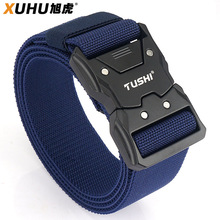 新款快拆战术插扣尼龙松紧弹力腰带工装户外训练皮带厂家批发裤带
