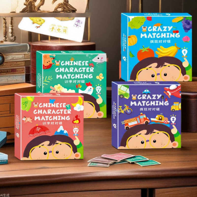 Crazy Animals сенсорные карты Детские обучающие игрушки детские развивающие настольные игры родители-дети карты