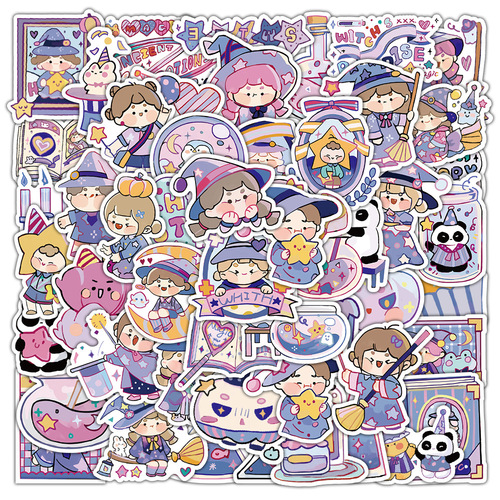 Cross-border domestic graffiti stickers waterproof removable notebook skateboard luggage stickers large quantity can be negotiated
