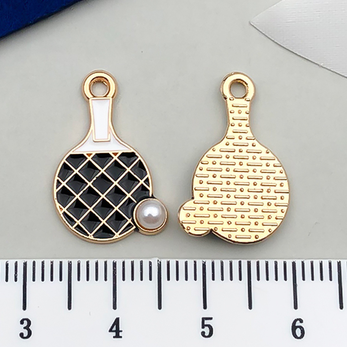 Black racket for table tennis, 1 pieces, 20x, 13mm, 8G